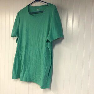 Duluth Trading Green Women's Short Sleeve Tshirt XXL Crewneck Solid Basic